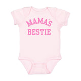 Mama's Bestie Bubblegum Short Sleeve Bodysuit - Ballet
