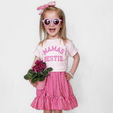 Mama's Bestie Bubblegum Short Sleeve T-Shirt - Ballet