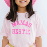 Mama's Bestie Bubblegum Short Sleeve T-Shirt - Ballet