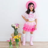 Mama's Bestie Bubblegum Short Sleeve T-Shirt - Ballet