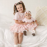 Lil Sis Short Sleeve Bodysuit - Ballet