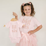 Lil Sis Short Sleeve Bodysuit - Ballet