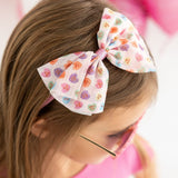 Candy Hearts Valentine's Day Tulle Bow Headband