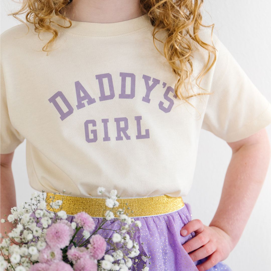 “Daddy’s Girl Back” T-shirt in Pink