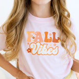 Fall Vibes Short Sleeve T-Shirt - Ballet