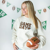 Game Day Patch Adult Sweatshirt - Natural
