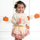 Thankful Pumpkin Daisy Thanksgiving Sweatshirt - Natural