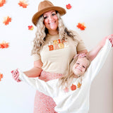 Fall Babe Patch Women's Short Sleeve T-Shirt - Latte