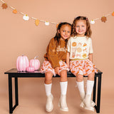 Thankful Cutie Thanksgiving Short Sleeve T-Shirt - Natural