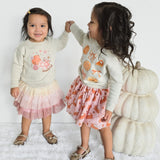 Thankful Pumpkin Daisy Thanksgiving Sweatshirt - Natural