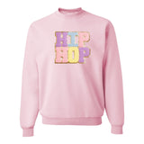 Hip Hop Patch Easter Adult Sweatshirt - Pink