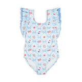 Patriotic Trellis Bathing Suit