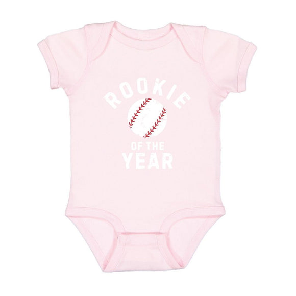Rookie of the Year Short Sleeve Bodysuit - Ballet