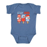 Stay Cool Short Sleeve Bodysuit - Indigo