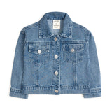 Stars and Stripes Patch Denim Jacket