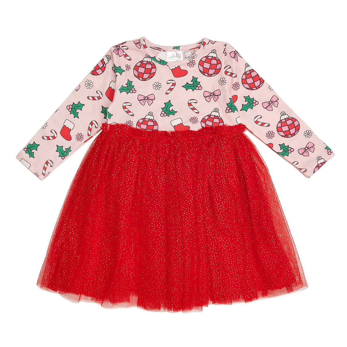Disco Christmas Long Sleeve Tutu Dress Sweet Wink - Wholesale Disco Christmas Long Sleeve Tutu Dress Sweet Wink - Wholesale
