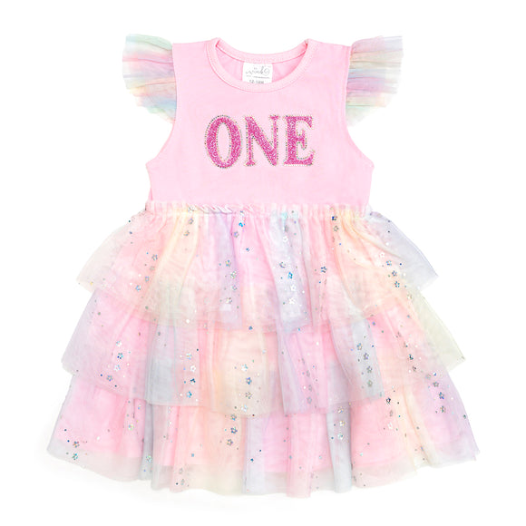 First Birthday Girl Fairy Dust Short Sleeve Tutu Dress Sweet Wink - Wholesale First Birthday Girl Fairy Dust Short Sleeve Tutu Dress Sweet Wink - Wholesale