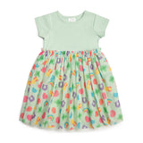 Lucky Charm St. Patrick's Day Short Sleeve Tutu Dress