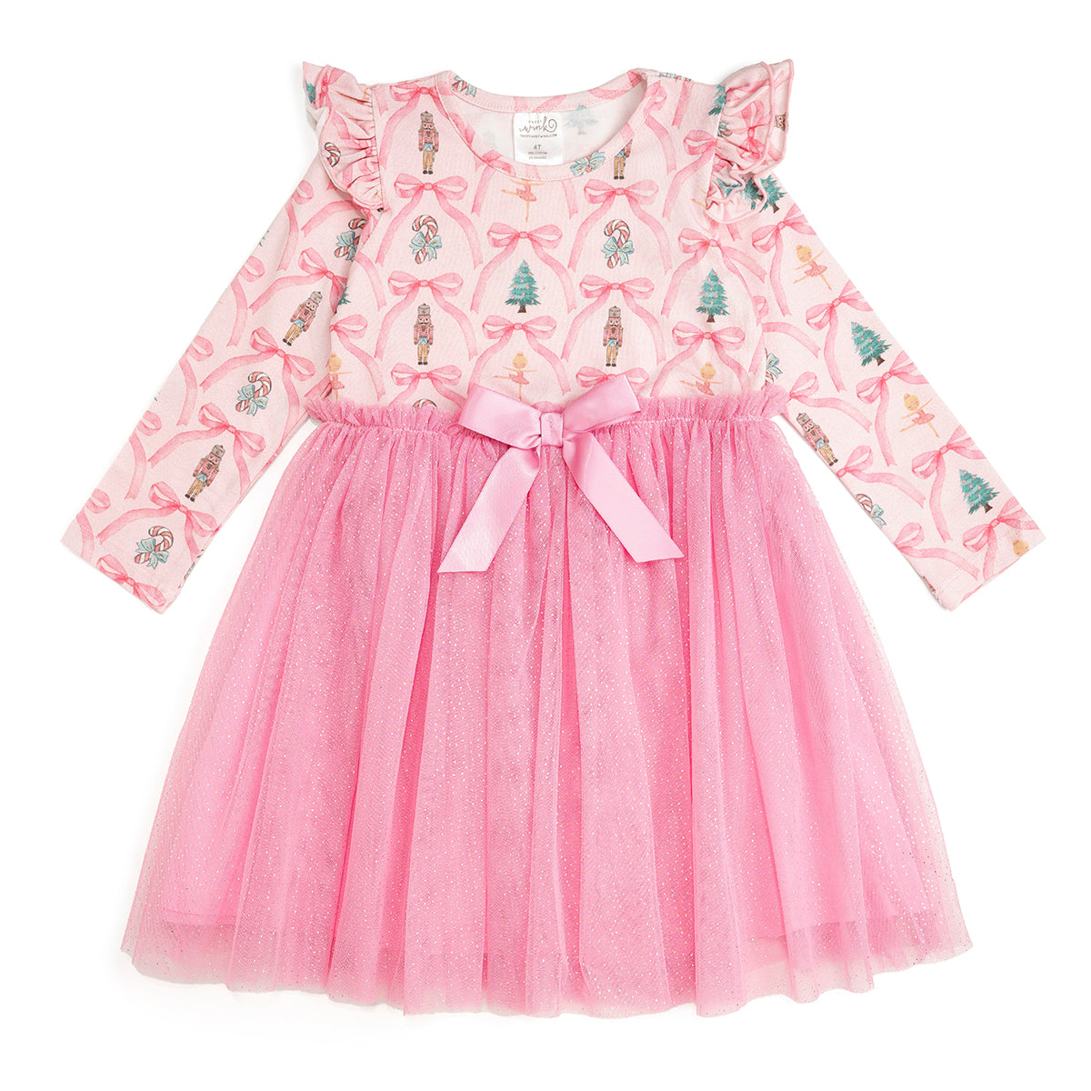 Nutcracker Trellis Christmas Long Sleeve Tutu Dress Sweet Wink - Wholesale Nutcracker Trellis Christmas Long Sleeve Tutu Dress Sweet Wink - Wholesale