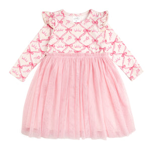 Princess Coquette Long Sleeve Tutu Dress