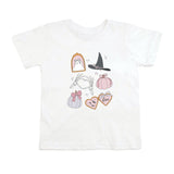 Spooky Girlie Halloween Short Sleeve T-Shirt