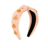 Pumpkin Pearl Gemstone Headband