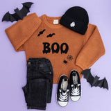 Boo Drip Halloween Knit Sweater