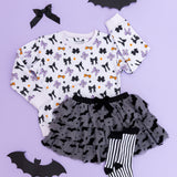 Spooky Bows Halloween Sweatshirt - Lavender