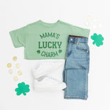Mama's Lucky Charm St. Patrick's Day Short Sleeve T-Shirt - Sage