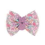 Easter Peeps Tulle Bow Clip