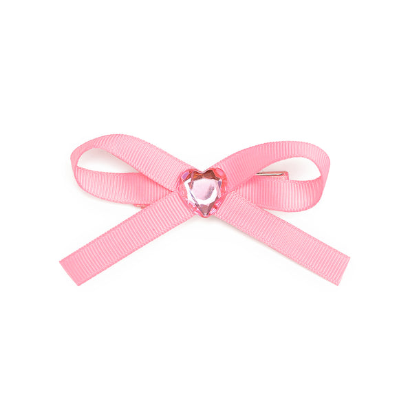 Dainty Heart Bow Day Clip
