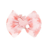 Honey Bunny Easter Tulle Bow Clip