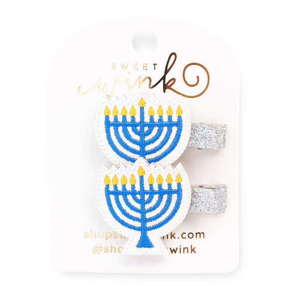 Menorah Hanukkah Clip Set