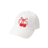 Cherry Coquette Patch Baseball Hat