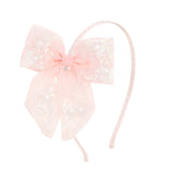 Pearl Confetti Bow Headband