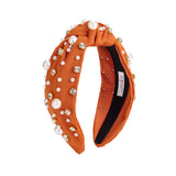 Spice Pearl Gemstone Headband
