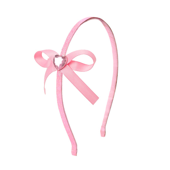 Dainty Heart Bow Valentine's Day Headband