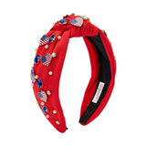 Patriotic Cutie Gemstone Women's Headband