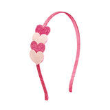 Pink Sparkle Hearts Valentine's Day Headband
