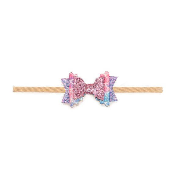 Sparkling Mermaid Bow Baby Headband