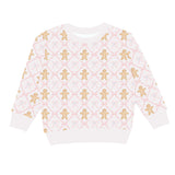 Gingerbread Bow Trellis Christmas Sweatshirt