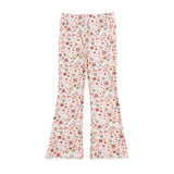 Berry Floral Flare Legging
