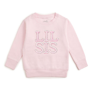 Lil Sis Pearl Patch Sweatshirt - Ballet