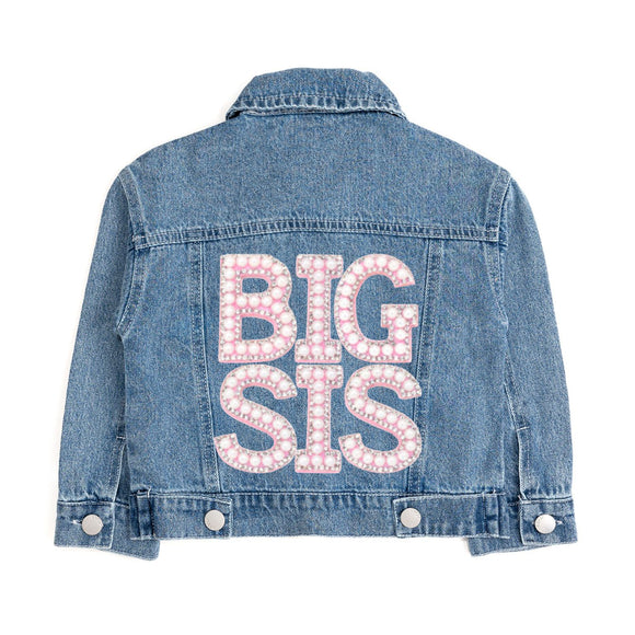 Big Sis Pearl Patch Denim Jacket