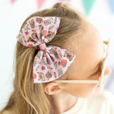 Back To School Tulle Bow Clip