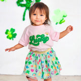 Lucky Rainbow Patch St. Patrick's Day Short Sleeve T-Shirt - Ballet