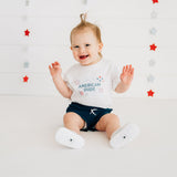 American Dude Short Sleeve Romper