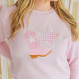 Bandana Cowgirl Patch Western Women's Sweatshirt