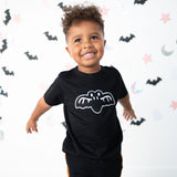 Bat Patch Halloween Short Sleeve T-Shirt