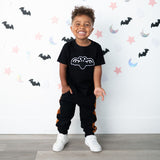 Bat Patch Halloween Short Sleeve T-Shirt